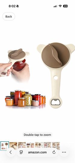 Brand new Beige 4-in-1 Jar Opener,Adjustable Lid Opener