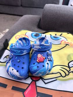 Blue crocs for kids 9c