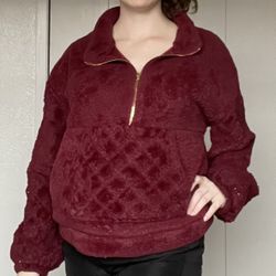 No Boundaries Women's Maroon Colored Extra Large Jacket
