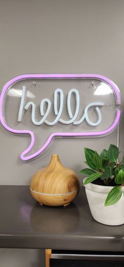 Hello Light Up Sign