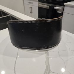 Weight Lifting Leather Belt