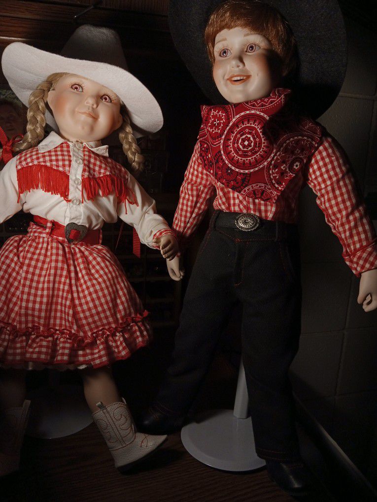 Cowboy And Cowgirl Dolls