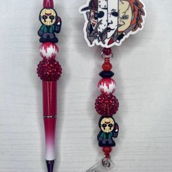 JASON BADGE REEL & PEN SET