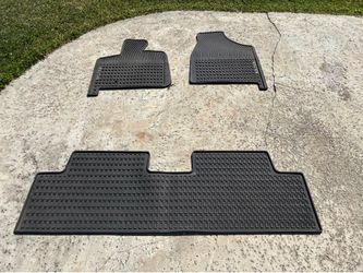 OEM VW Routan All Weather Rubber Floor Mats