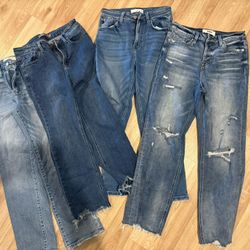 Lot of 4 Boutique and Stitch Fix Jeans (28 & 27)