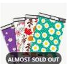 Poly Mailers Variety Pack 100pc 4 Colors 10x13in
