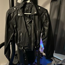 Faux Leather Jacket 