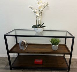 Glass Entry Table