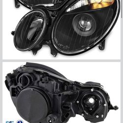 2003-2006 Mercedes E350 E500 E550 E55 E63 Akon Headlights
