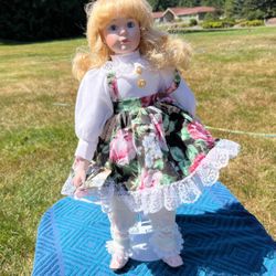 vintage porcelain doll