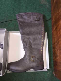 JC Spokane women’s Boot - Taupe - Wide Calf 9