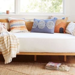 Kira Rattan Cane and Wood Daybed Frame (originally Purchased From World Market)