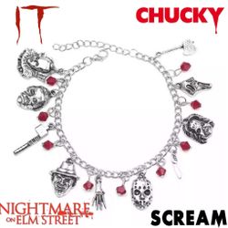 Horror Movie Charm Bracelet