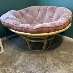 Lilac Papasan Chair (cushion plus frame)