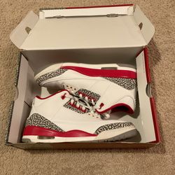 Cardinal Red Jordan 3s