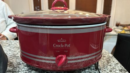 Crock-Pot - Oval Slow Cooker - Red Model:SCV401-TR