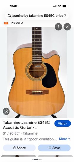 Acoustic electric Jasmine by takamine