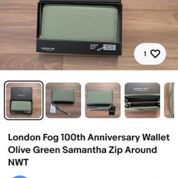 Wallet London Fog  100th  Anniversary 