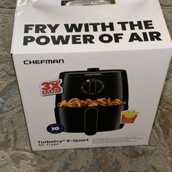 Chefman TurboFry 2-Quart Air Fryer, Dishwasher Safe Basket & Tray