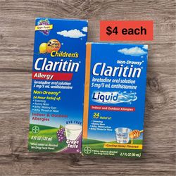 $4 each Claritin