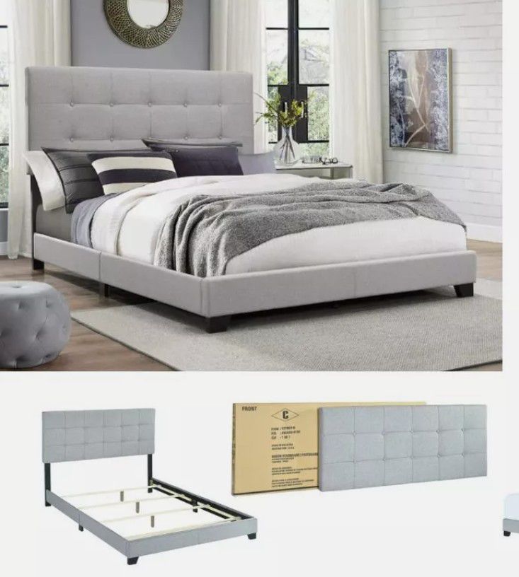 Brand New In box 5270 Model Twin Size Upholstered Bed Frame Only Special