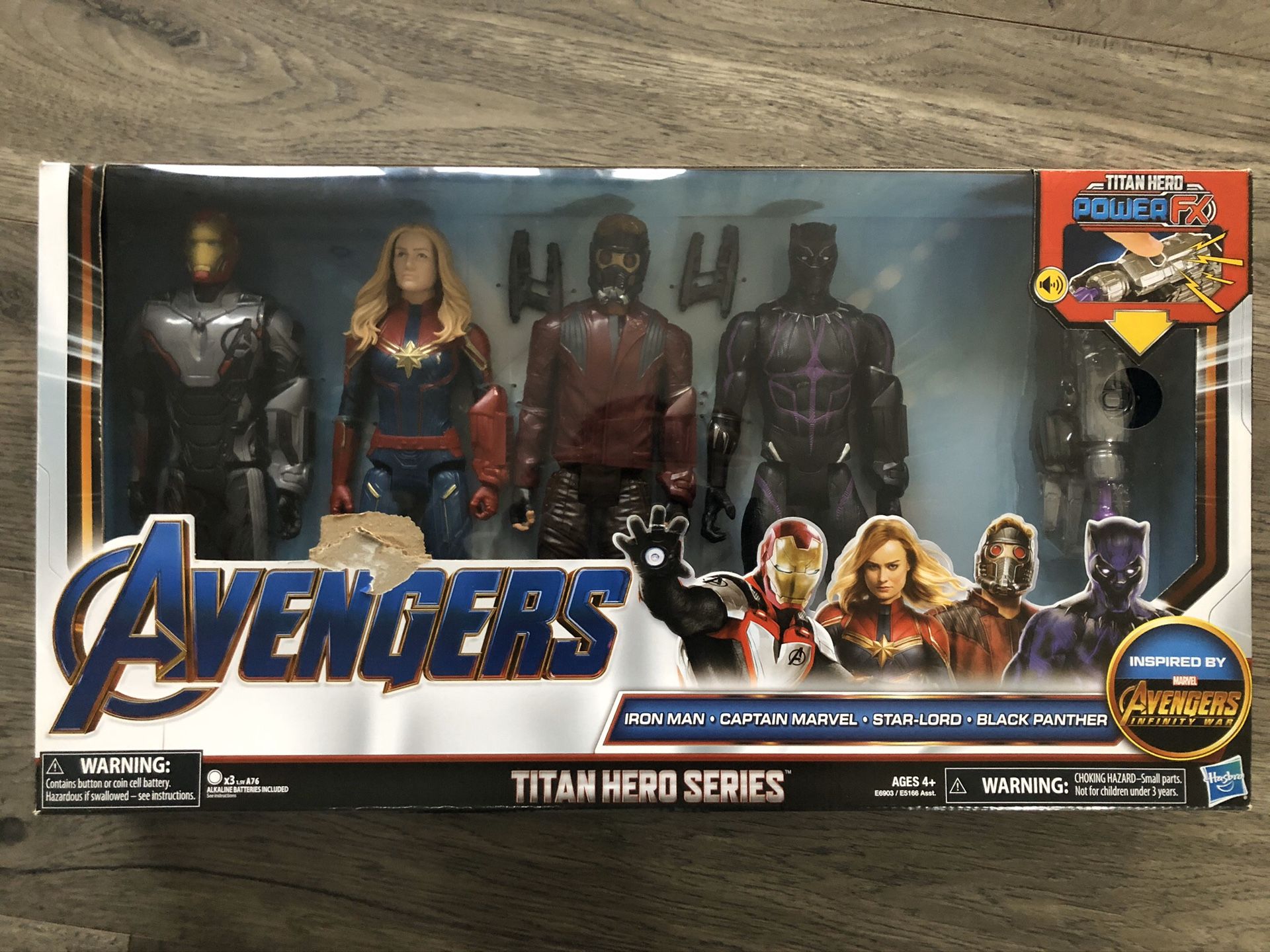 Marvel Avengers Titan Hero Series Power FX Set of Four Action Figures