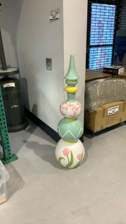 Decorative Spring Finial Totem Figurine $60
