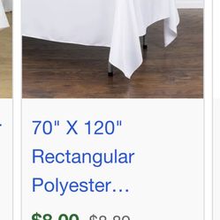 Table Cloth (5 Total) 