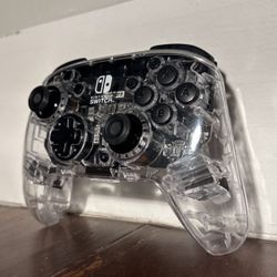 See-through Nintendo Switch Pro Controller