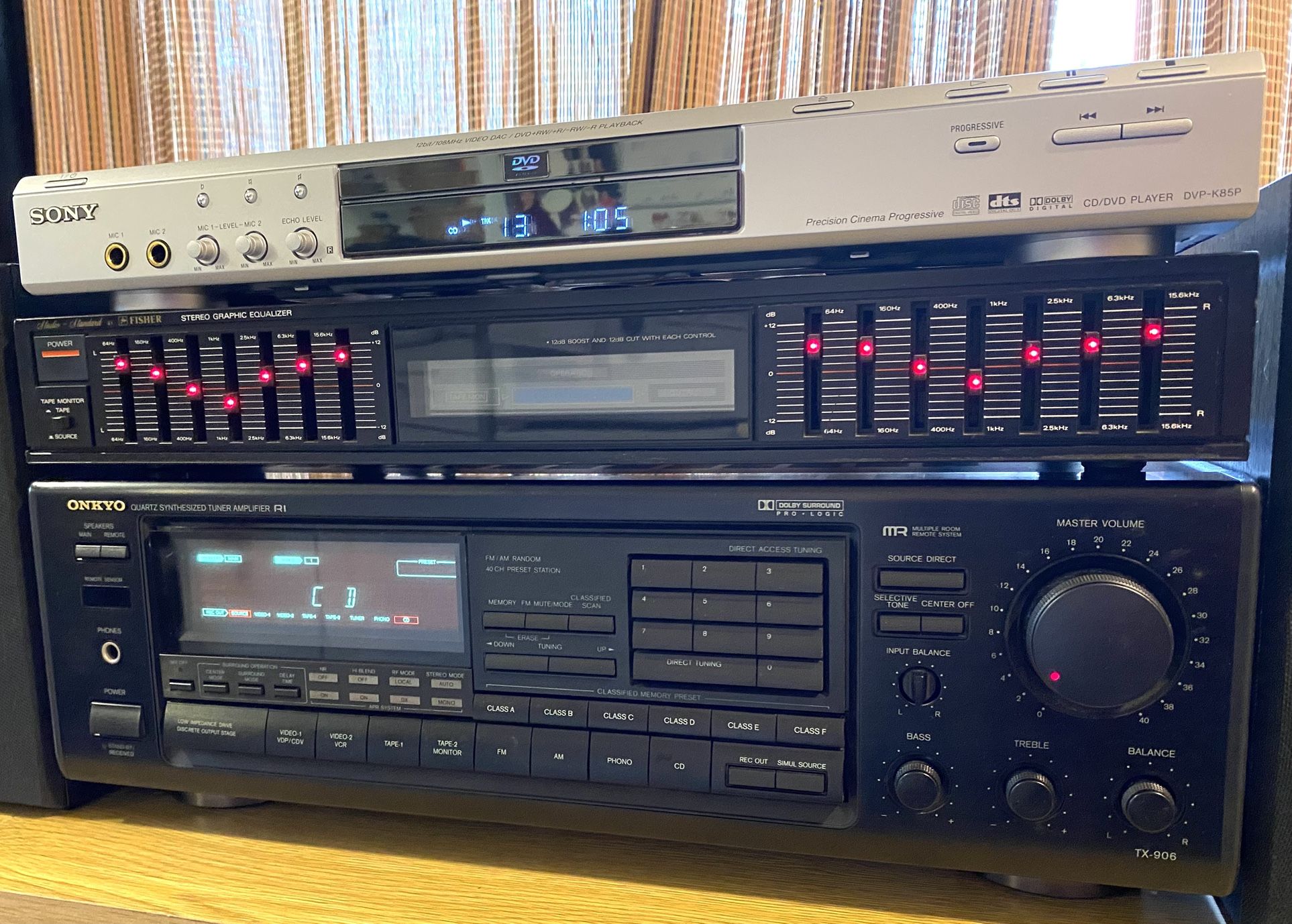 VINTAGE ONKYO TX~906 STEREO/5.1 RECEIVER