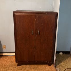 Antique Clothing Hutch