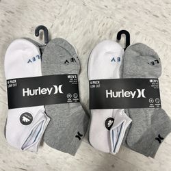 NWT Hurley men’s low cut socks 12 pairs 