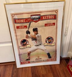 Astros Jeff Bagwell 2007 Appreciation Night Poster
