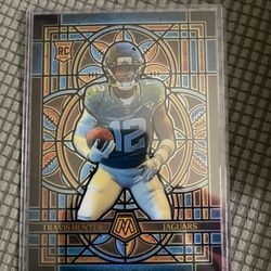 Travis hunter stained glass oversized