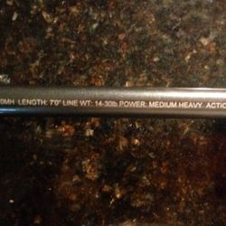 Shimano saguaro fishing rod