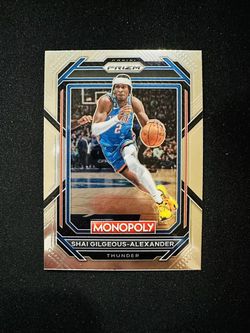 Shai Gilgeous-Alexander Monopoly Prizm