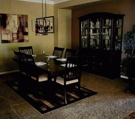 Matching Dining Room Table And Hutch