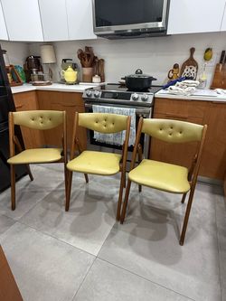 Vintage 1960s Norquist Coronet Wonderfold Chairs Set of 3