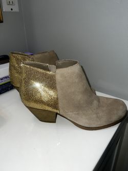 Gold Ankle Boots