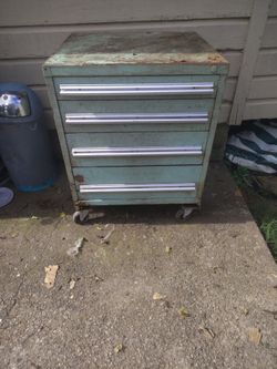 Stanley Vidmar 4 Drawers Cabinet Tool Box Storage