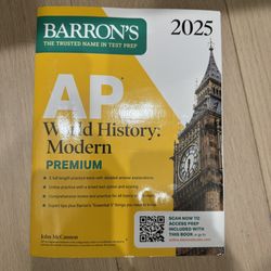 AP World History: Modern Premium, 2025: Prep Book with 5 Practice Tests + Comprehensive Review + Online Practice (Barron's AP Prep)