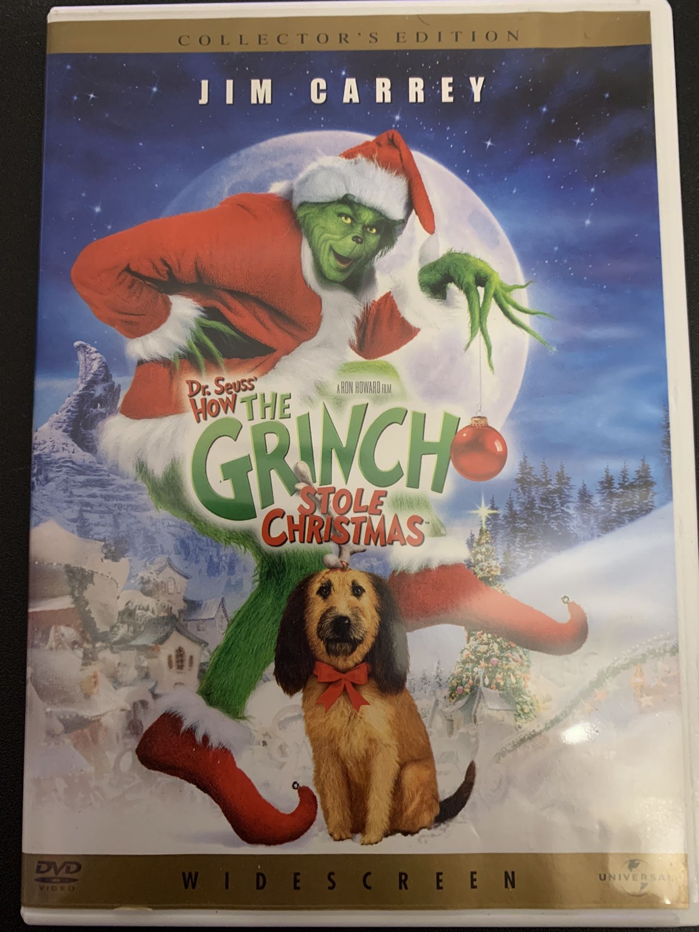 Dr. Seuss’ How The GRINCH STOLE Christmas Widescreen Collector’s Edition (DVD-2001)