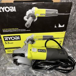 RYOBI 5.5 Amp Corded 4-1/2 in. Angle Grinder