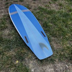 6’1” New Single Fin Surfboard Glass On
