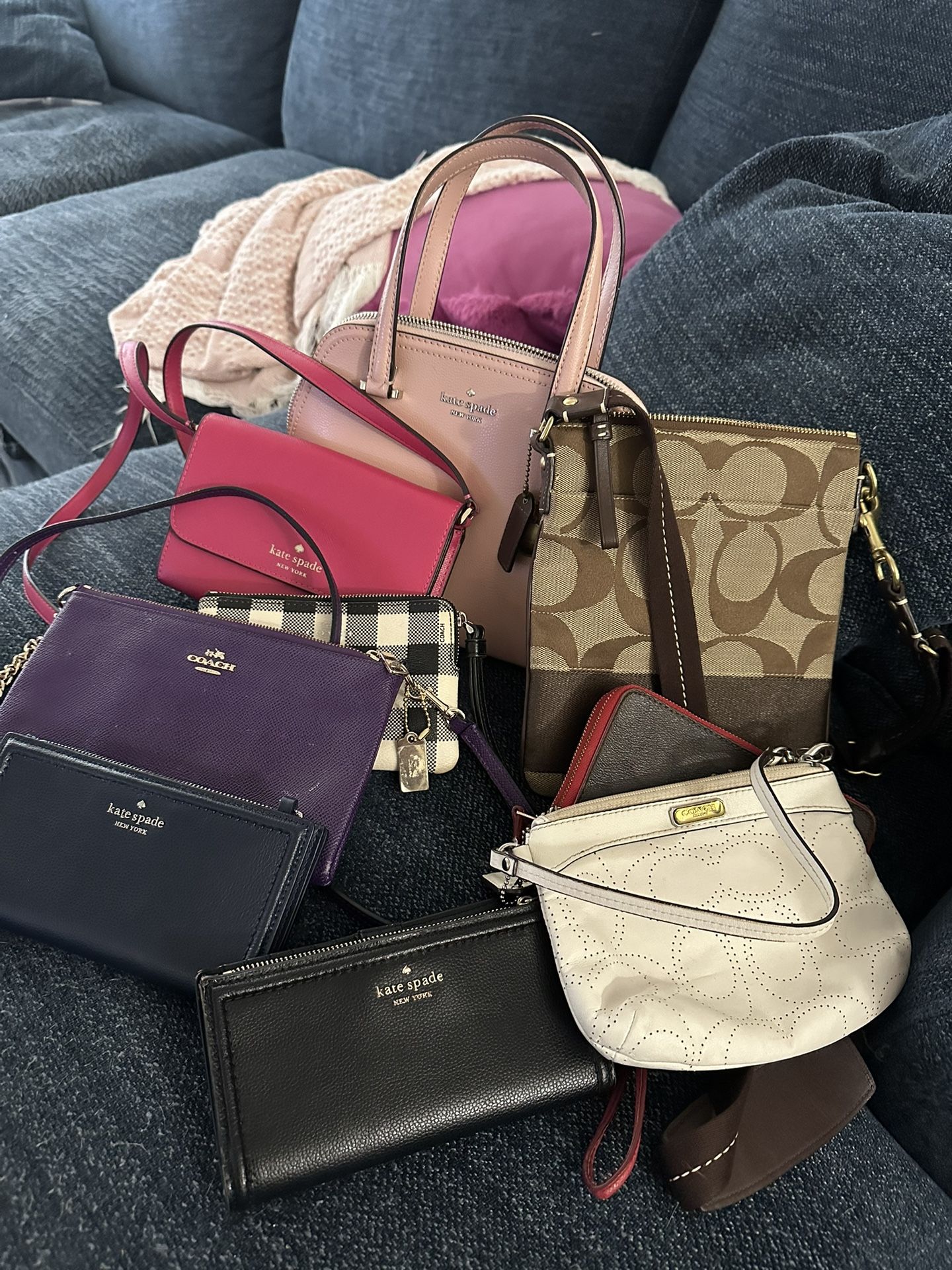 Coach And Kate Spade Purses And Wallets