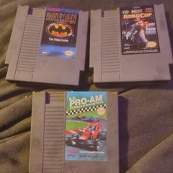 Nintendo Nes Games $5-$10 Each