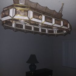 Tiffany Style Pool Table Lamp