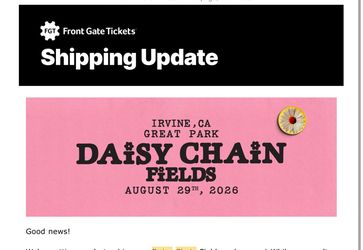 4 daisy chain tickets
