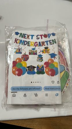 Next Stop Kindergarten Graduation Party Decorations