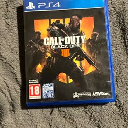PS4 Call Of Duty Black Ops 4 Game